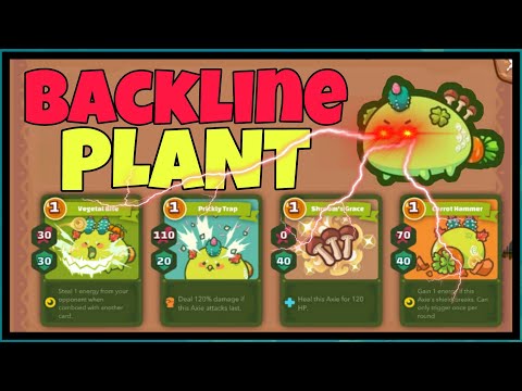 Backline Plant Gameplay | Axie Infinity