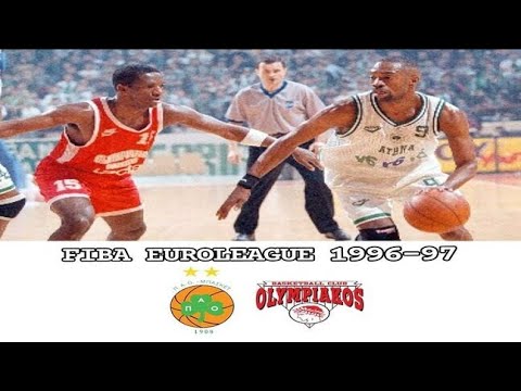 1997.03.27 - Panathinaikos Athens vs Olympiacos Piraeus 49-69 (FIBA Euroleague 1996-97, QF, Game 1)