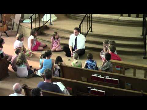 2012-06-10 Children's Sermon The Scary Thing is Trapped.MTS