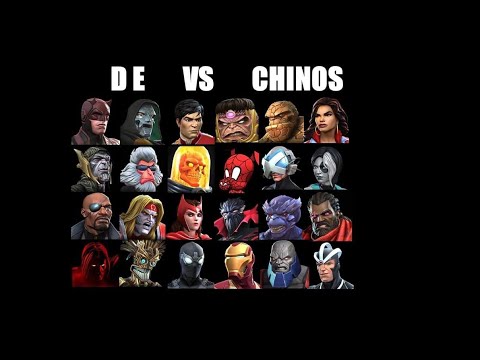 AW: Guerra de alianzas D E vs CHINOS S29W09 Marvel Batalla de Super Heroes