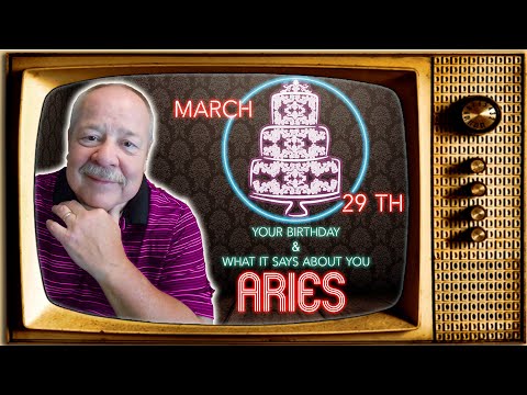 March 29th Aries? This Astrology video is all about you. Send a unique Birthday Card!