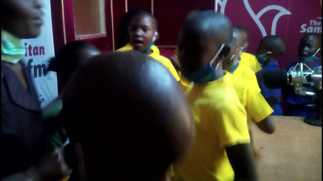 Praise and worship by children from ACK St Marys Munjiti Parish at Radio Samaritan