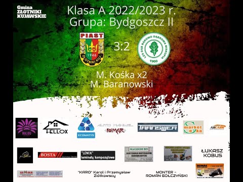 Piast Złotniki Kujawskie - Dąb Bąkowo Dąbrowa Biskupia 3-2 (21.08.2022)