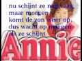 Annie Morgen Met Tekst