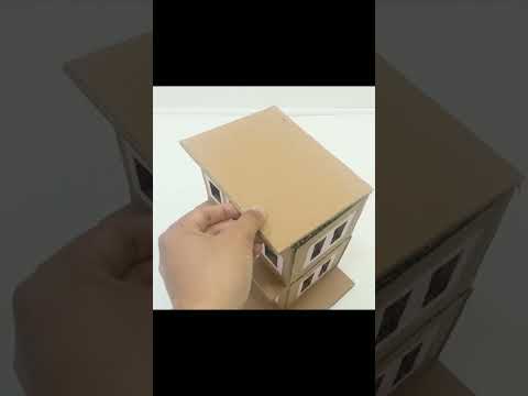 how to make cardboard building