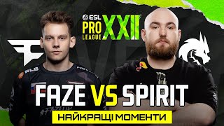 HIGHLIGHTS 👉Spirit проти FaZe | ESL Pro League Season 22