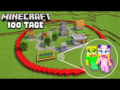 100 TAGE in EINEM KREIS! 🌸 Minecraft FILM
