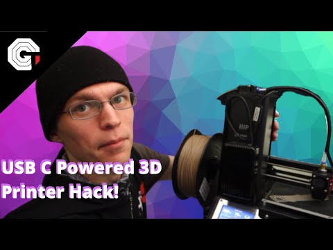 Hacking a 3D Printer to run on USB-C Power w/ Glytch!