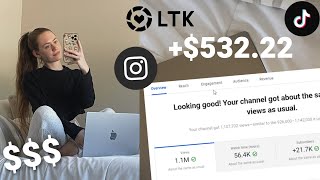 how i make $$$ as a content creator/influencer!!! | how to make money on social media in 2022