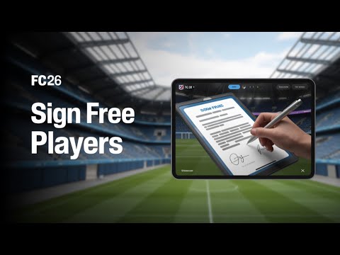 HOW TO SIGN PRE CONTRACT PLAYERS IN EA FC 26 CAREER MODE!