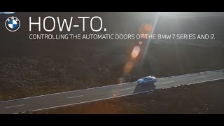 BMW How To Use the Automatic Doors for the 7 Series