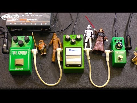 Tube Screamer Shoot Out - TS Mini vs TS9 vs TS808