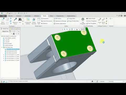 How to use fastener in Creo - PTC Creo Intelligent Fastener Extension