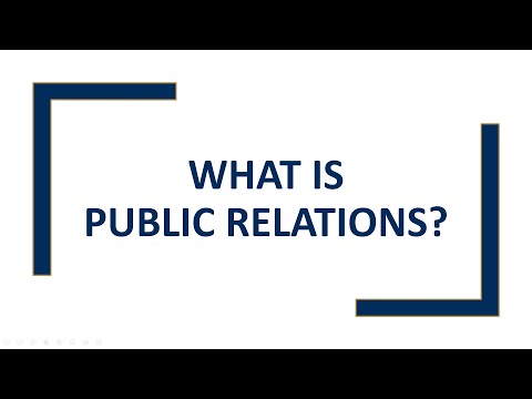 Was ist Public Relations?