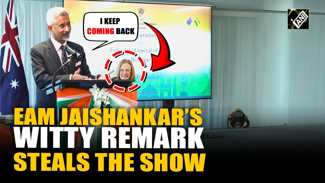 From Diplomacy to Laughter, EAM S Jaishankar's witty remark steals the show in Brisbane, Australia