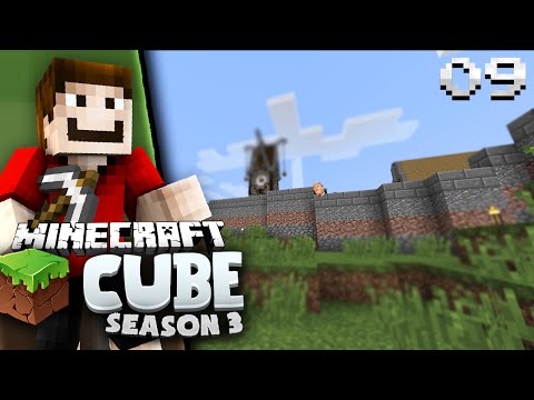 Minecraft: Cube S3 - E9 - REBUILDING THE WALL!