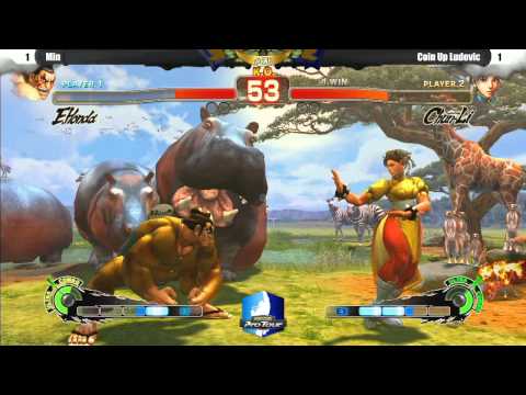 SSF4 AE2012 Top 16 MIN vs Coin Up Ludovic - Civil War 6 Tournament