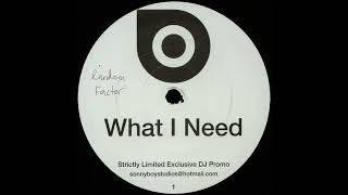 Random Factor - Gridlock [VIS068]