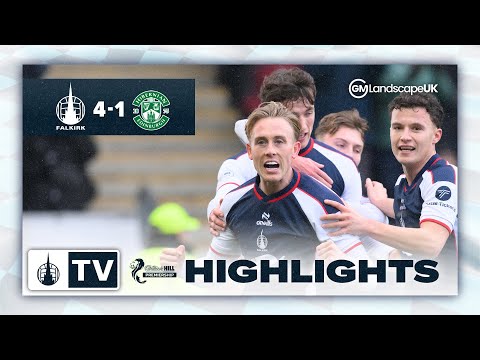 Highlights | Falkirk 4-1 Hibernian | Barney the hat-trick hero as Bairns blow away Hibs.