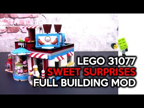 Creating a Full Building from LEGO 31077 Sweet Surprises