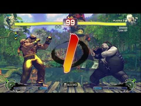 AFG [Sagat] vs BNBBN [Rufus] SSF4 Japanese Online Ranked Matches - TRUE-HD