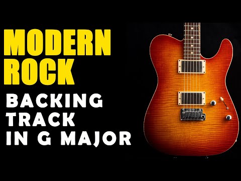 4 Chord Modern Rock Backing Track in G Major