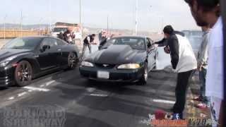 554HP GT-R vs 480HP MUSTANG