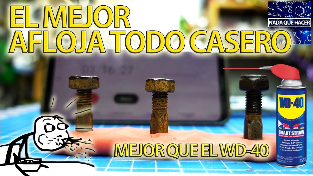 EL MEJOR AFLOJA TODO CASERO, MEJOR QUE EL WD-40 Y OTROS |NQUEH