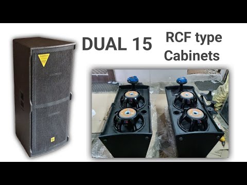 VMX 215 CABINET | DUAL 15 RCF TYPE MODEL | #bastoneindia ,#djsetup #speaker #bass #dj #flightcase