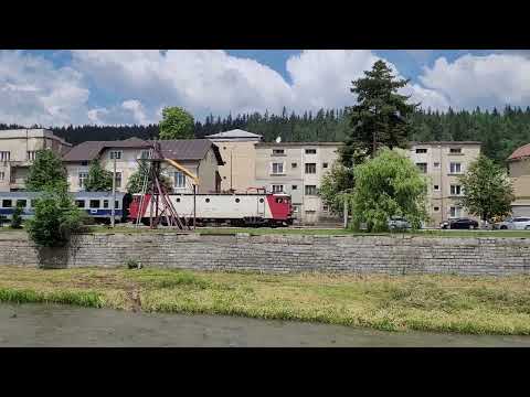 Vatra Dornei Băi: IR 1832 train (Cluj Napoca - Galaţi)