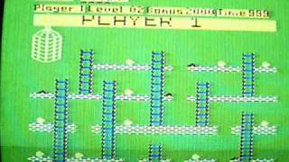 Chuckie Egg on Dragon 32 vintage home computer. Gameplay & Commentary