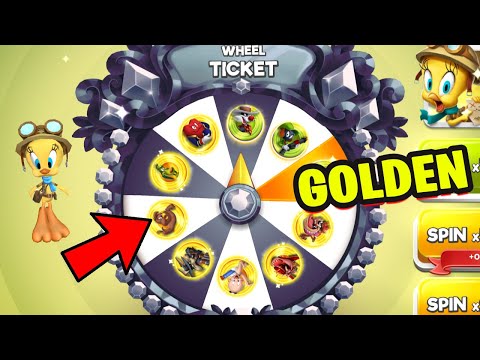 Looney Tunes World of Mayhem, but I spend GOLDEN TICKET