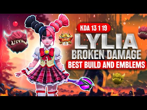 Lylia Best Build And Emblems 2023 | Lylia Best Gameplay 2023
