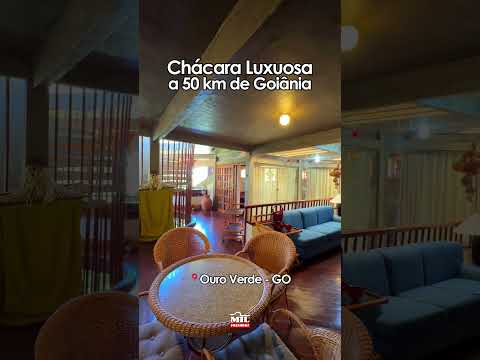 Chácara Altamente Luxuosa a 50 km de Goiânia Área Total de 8 Alq. (42,4 Hectares) #chacaraavenda