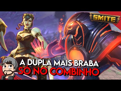 THE MOST AWESOME DUO, ONLY IN THE COMBINHO! RA MID - Ranked Conquista - ⚡ Smite BR