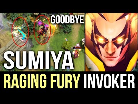 Raging Fury SumiYa Best Invoker Nuclear Refresher Combo Epic Gameplay Dota 2