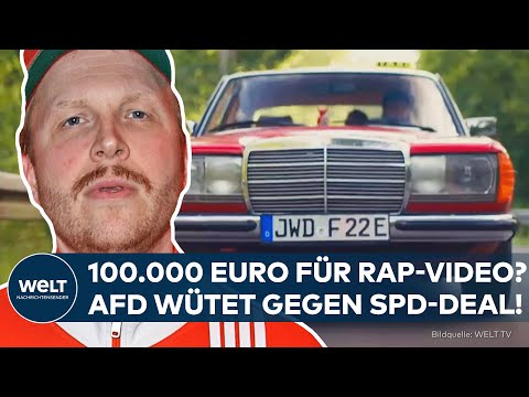 BRANDENBURG: 100.000 Euro für Rapper Finch – AfD empört über SPD-Kampagne mit „AfD-Hasser“