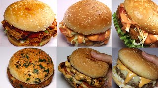 6 Best Homemade Burger (Chicken,Beef,Vegetable) By Recipes of the World