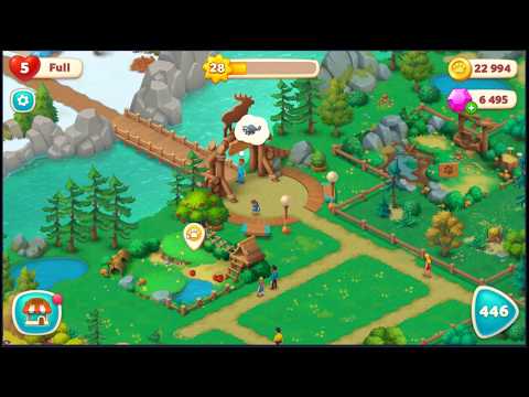 Wildscapes AREA 4 Part 1 RACCOONS (FULL MOVIE Story Playthrough) 🐘🙈 | SKILLGAMING ✔️