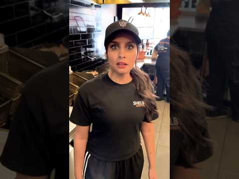 Her first day at work at Shelby’s #shorts