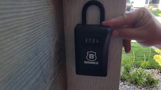 Review for Brinks 4 dial resettable combination lock box