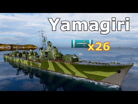 World of WarShips Yamagiri - 6 Kills 301K Damage