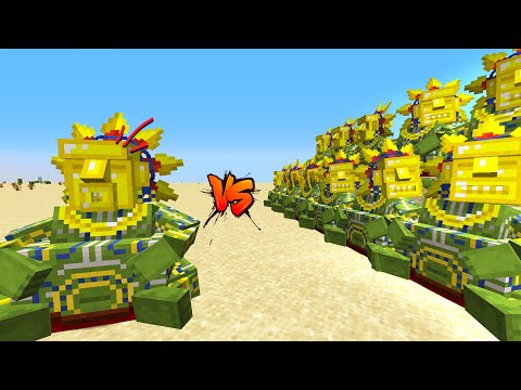 The Sun Chief vs 10x Mowzie's Mobs in Minecraft!