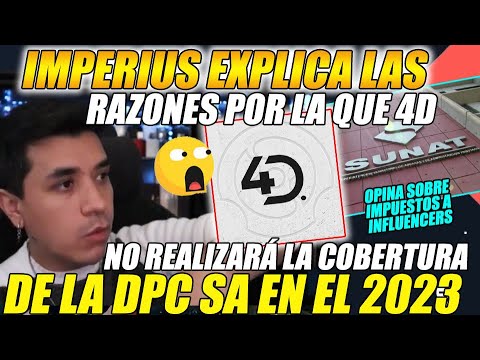 😲LO ACLARA TODO!😲 IMPERIUS EXPLICA POR QUE 4D NO REALIZARÁ LA COBERTURA DE LA DPC DE SA EN EL 2023
