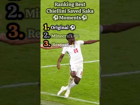 Ranking Best Chiellini Vs Saka Moments