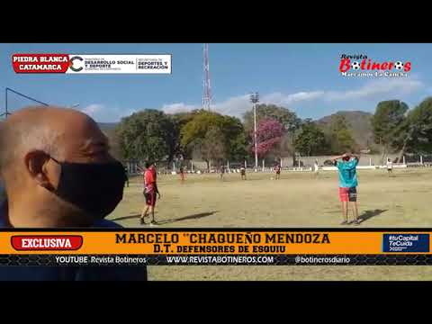 MARCELO MENDOZA DT DEFENSORES DE ESQUIU