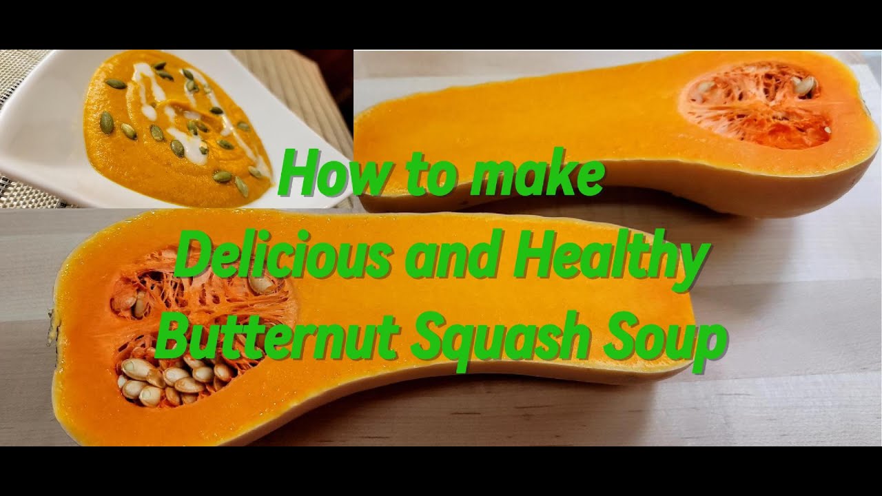 Creamy coconut butternut squash soup