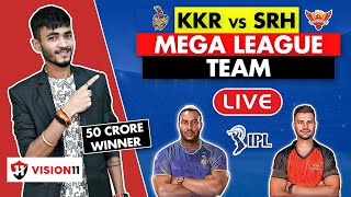 LIVE🔴| KKR vs SRH Dream11 Prediction | KKR vs SRH Dream11 Team | KKR vs SRH Dream11 Prediction