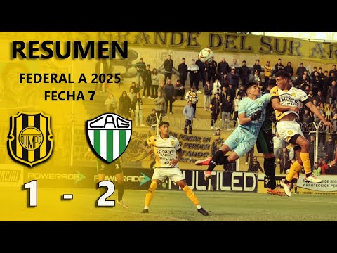 RESUMEN OLIMPO 1 - 2 GERMINAL - SÉPTIMA FECHA - PRIMERA FASE - ZONA A - FEDERAL 2025.