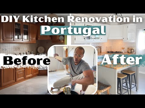 Renovating Our Dream Home in Portugal - Tour Our New Kitchen!